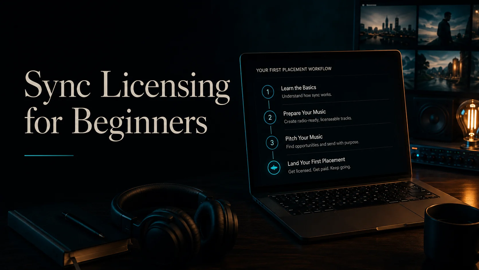 A first-placement workflow checklist for sync licensing beginners
