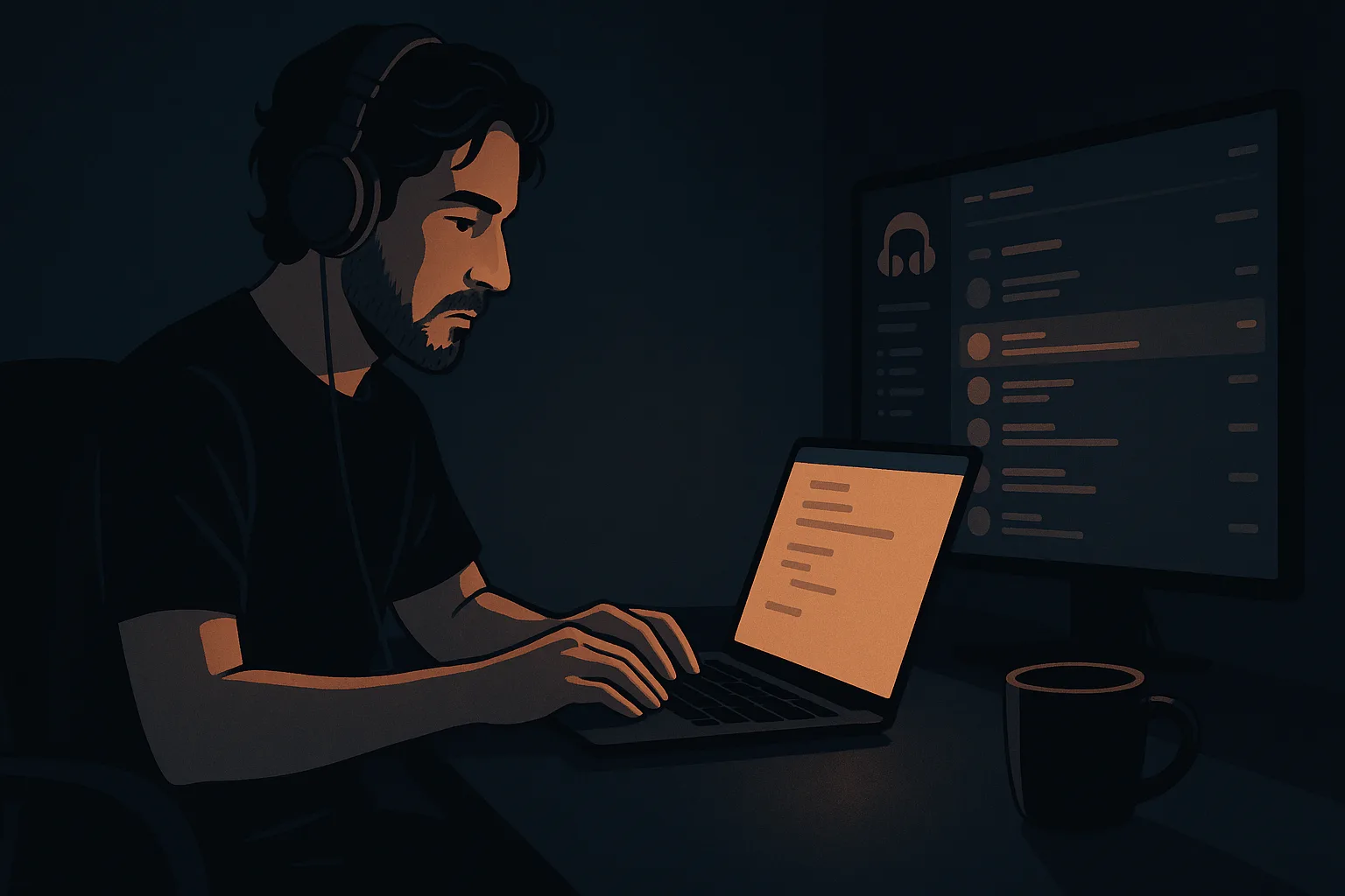 How to pitch music as an independent composer workflow illustration