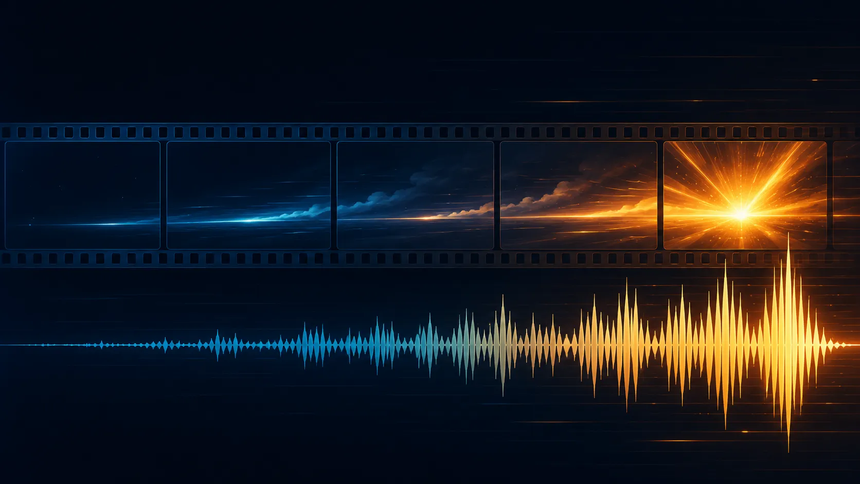 How trailer houses receive music workflow illustration